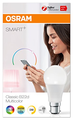 OSRAM Smart+ LED, ZigBee Lampe mit B22d Sockel, warmweiß bis tageslicht, Farbwechsel RGB, dimmbar, Alexa kompatibel - 4