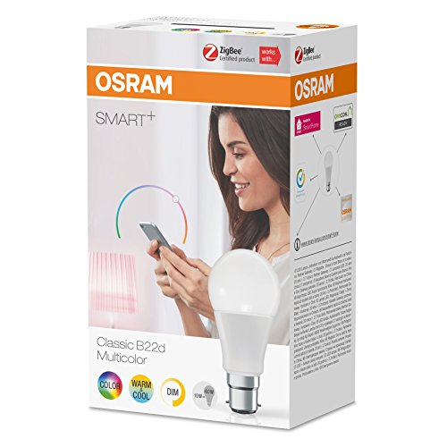 OSRAM Smart+ LED, ZigBee Lampe mit B22d Sockel, warmweiß bis tageslicht, Farbwechsel RGB, dimmbar, Alexa kompatibel - 5