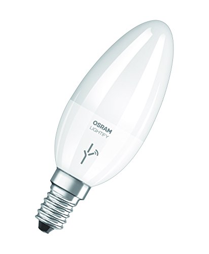 Osram Lightify Classic B LED Glühlampe Kerzenform Tunable White, 6 Watt, E14, matt, Dimmbar, Warmweiß, Kompatibel mit Alexa 4052899947214 - 3