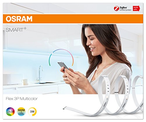 Osram Smart+ ZigBee RGB LED Strip, warmweiß, tageslicht (2000 K - 6500 K), dimmbar, Länge 3 x 60 cm, Alexa kompatibel - 4