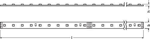 Osram Smart+ ZigBee RGB LED Strip, warmweiß, tageslicht (2000 K - 6500 K), dimmbar, Länge 3 x 60 cm, Alexa kompatibel - 6