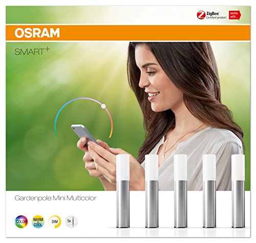 Osram Smart+ ZigBee LED Mini Außen-/Gartenleuchte, warmweiß bis tageslicht, dimmbar, Schutzklasse IP65, 5 Spots, Alexa kompatibel - 3