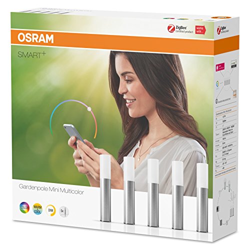 Osram Smart+ ZigBee LED Mini Außen-/Gartenleuchte, warmweiß bis tageslicht, dimmbar, Schutzklasse IP65, 5 Spots, Alexa kompatibel - 4