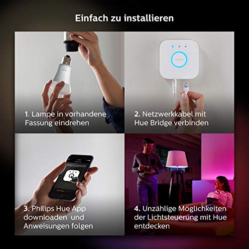 Philips Hue White & Color Ambiance Starter Kit (2 Lampen) - 5