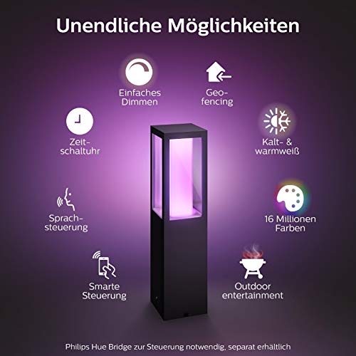 Philips Hue Impress LED Sockelleuchte Outdoor - 2