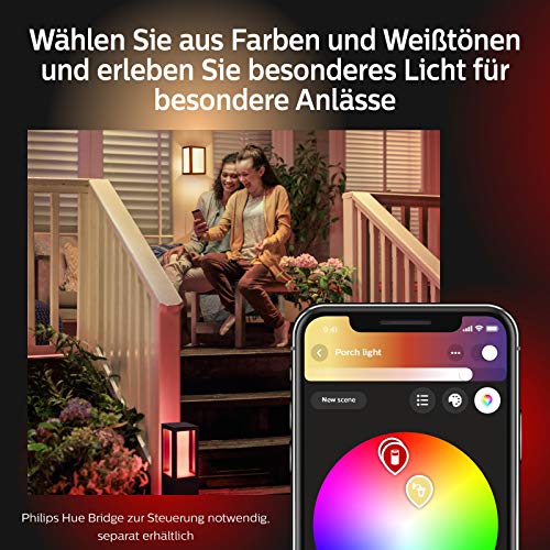 Philips Hue Impress LED Sockelleuchte Outdoor - 8